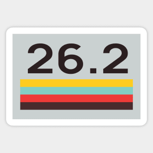 Marathon 26.2 miles Gift Sticker